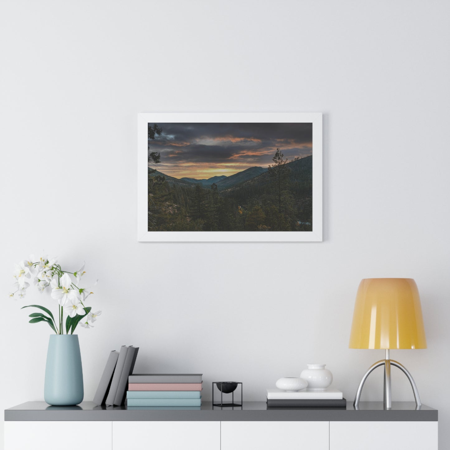 Oregon - Illinois River - Framed Horizontal Poster