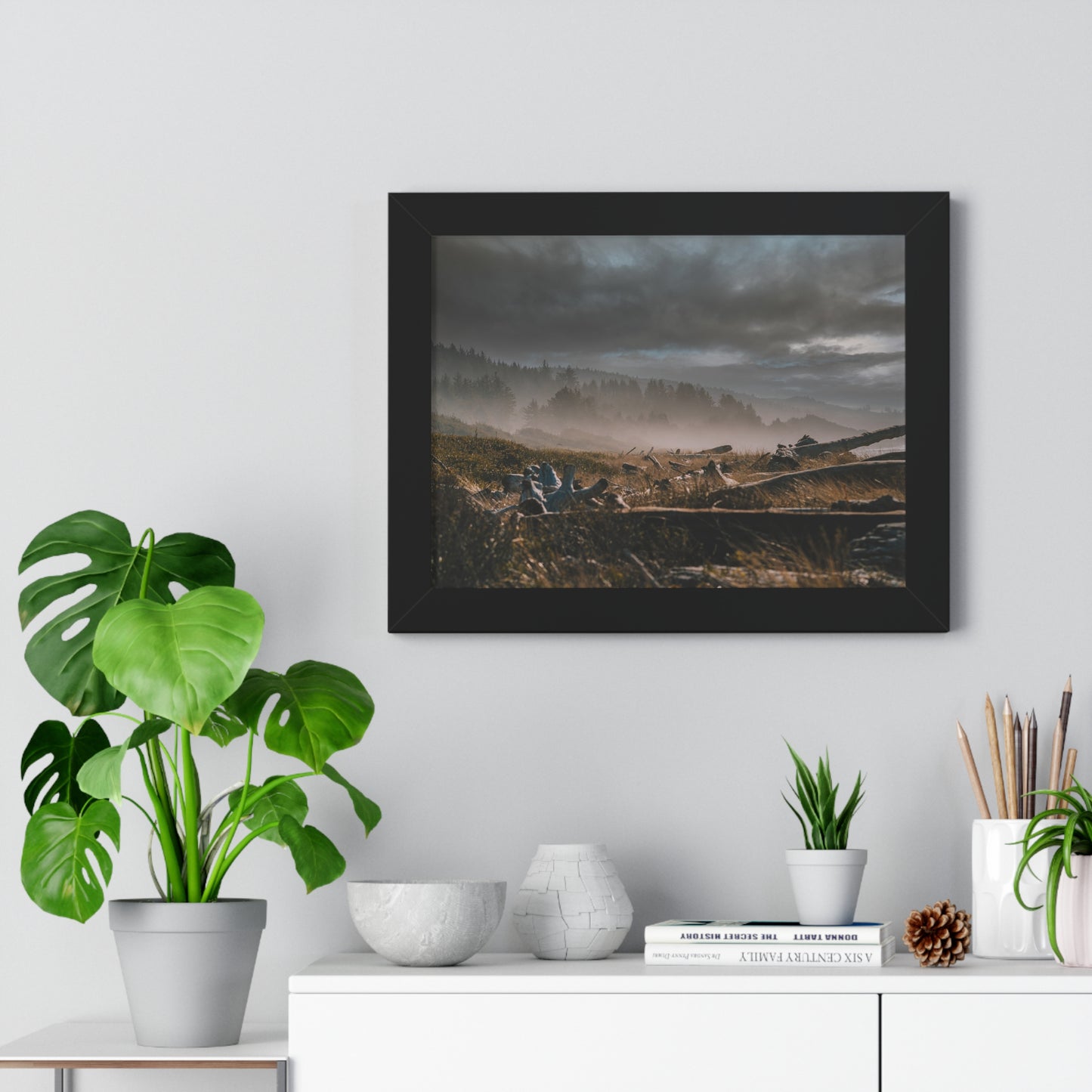 Oregon - Krissy Beach - Framed Horizontal Poster