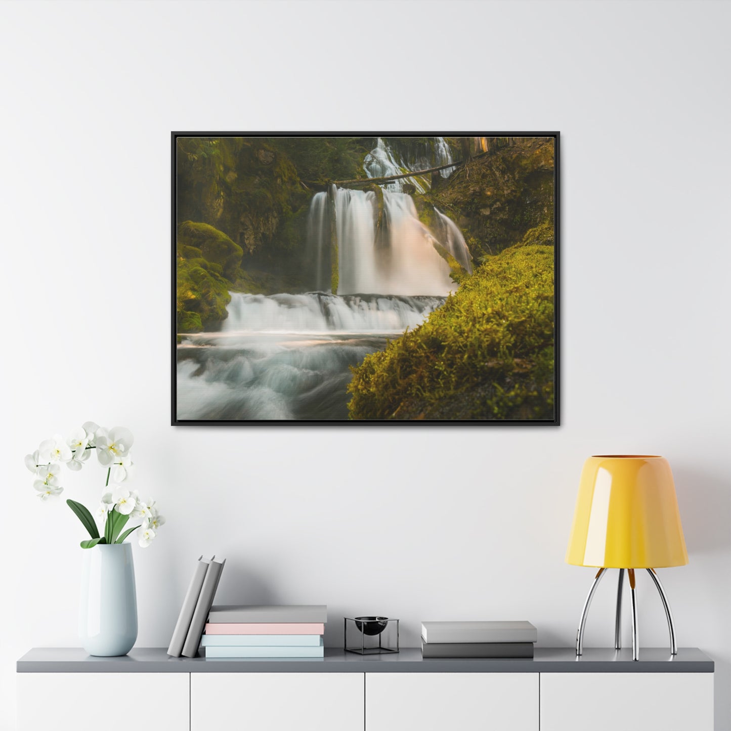 Washington - Lower Panther Creek Falls - Gallery Canvas Wrap, Horizontal Frame