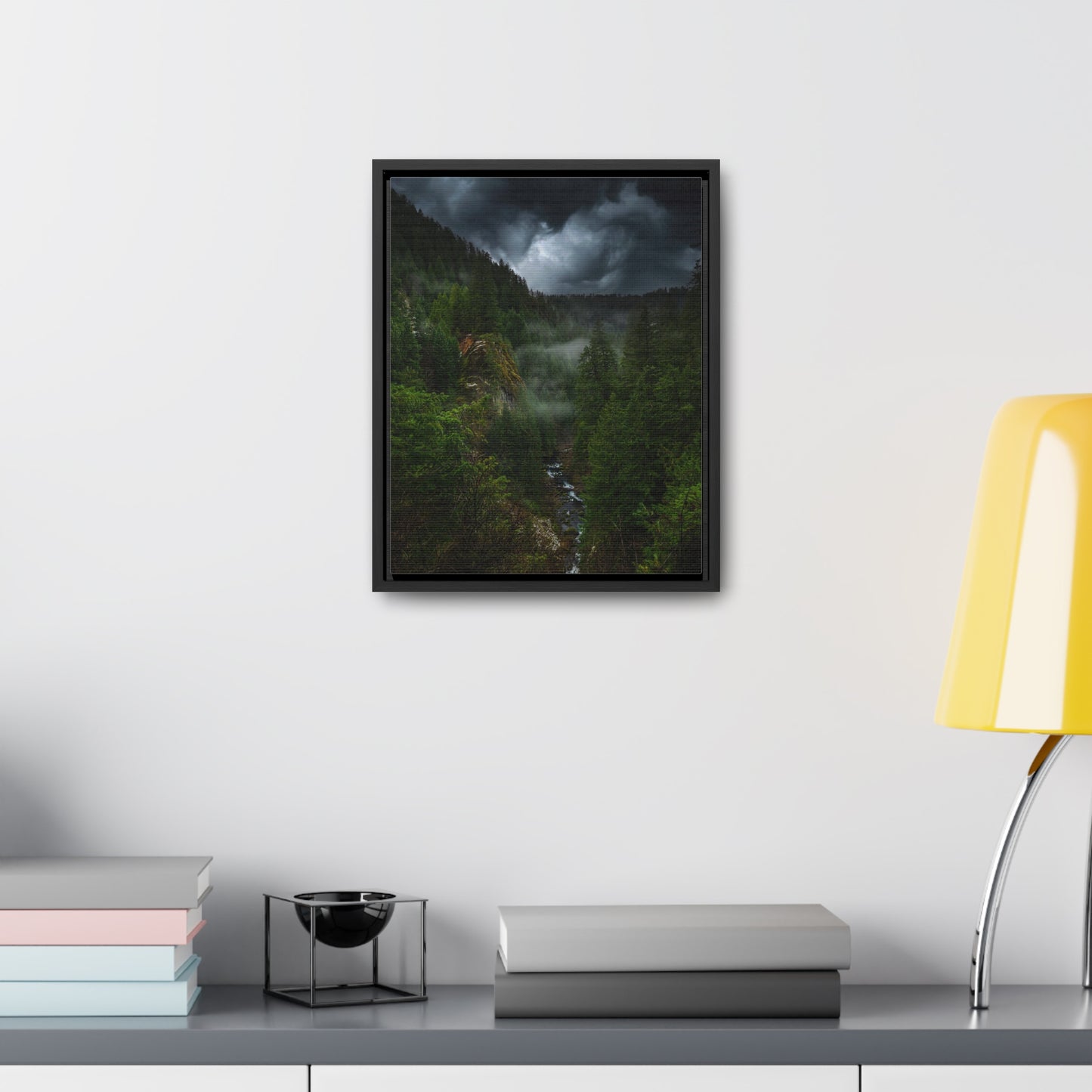 Oregon - Toketee Overlook - Gallery Canvas Wraps, Vertical Frame