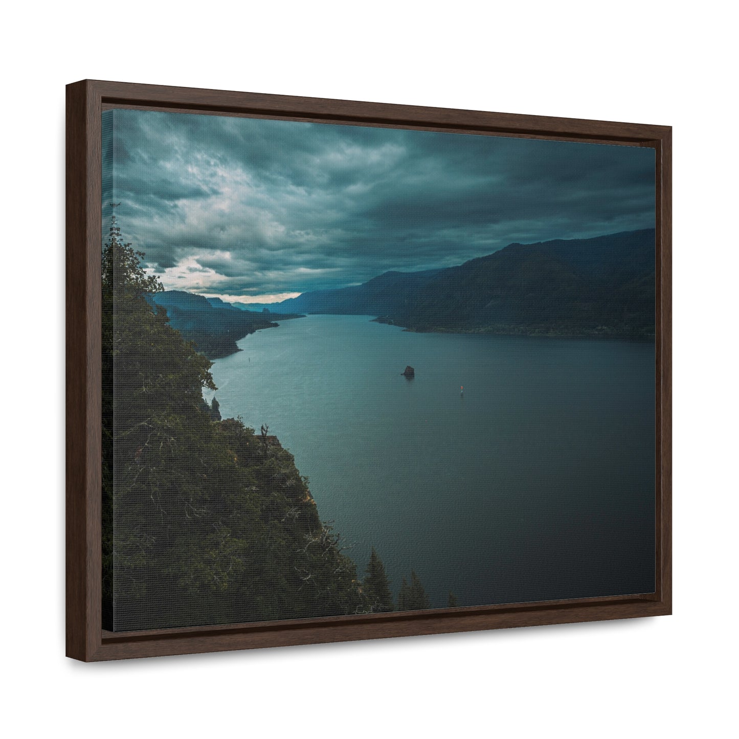Washington - Cape Horn View Point - Gallery Canvas Wrap, Horizontal Frame