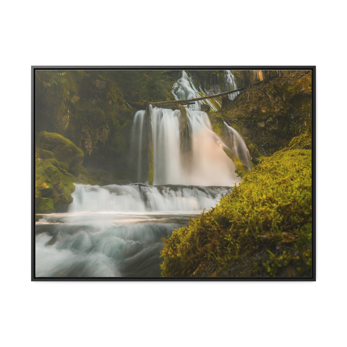 Washington - Lower Panther Creek Falls - Gallery Canvas Wrap, Horizontal Frame