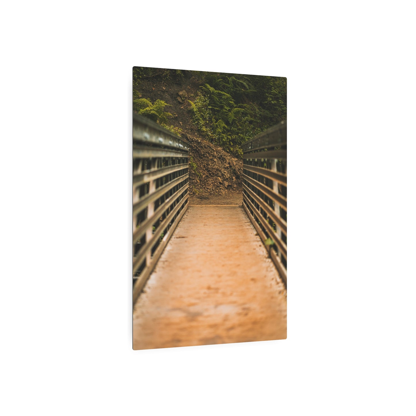 Oregon - Upper Latourell Falls Bridge - Metal Art Sign