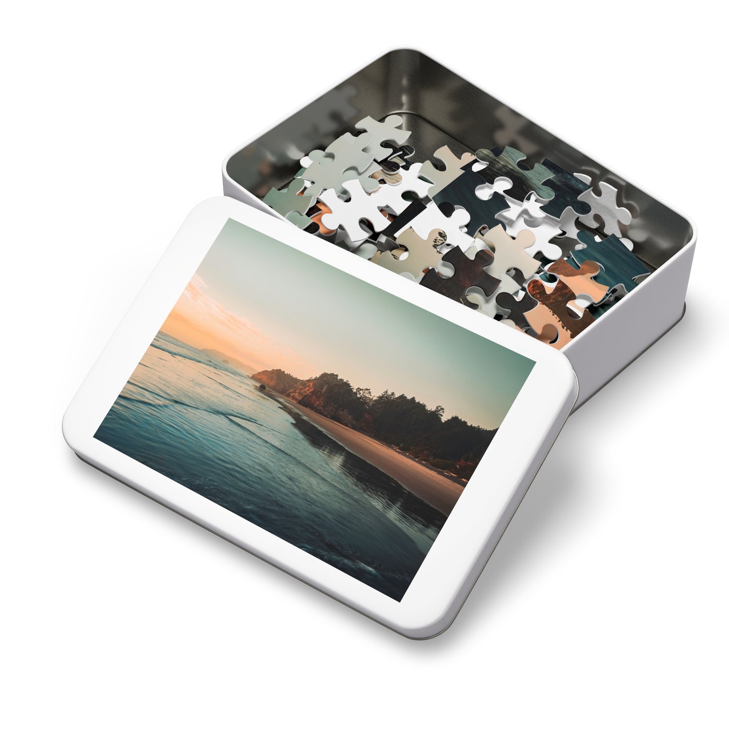 Oregon - Hug Point Sunset - Jigsaw Puzzle (30, 110, 252, 500,1000-Piece)