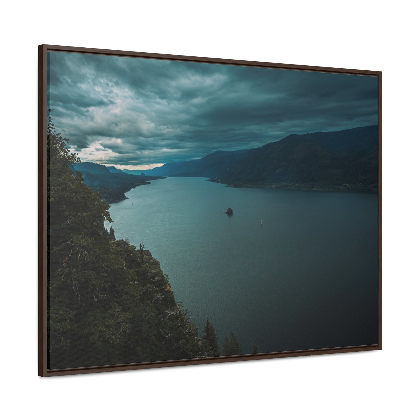 Washington - Cape Horn View Point - Gallery Canvas Wrap, Horizontal Frame