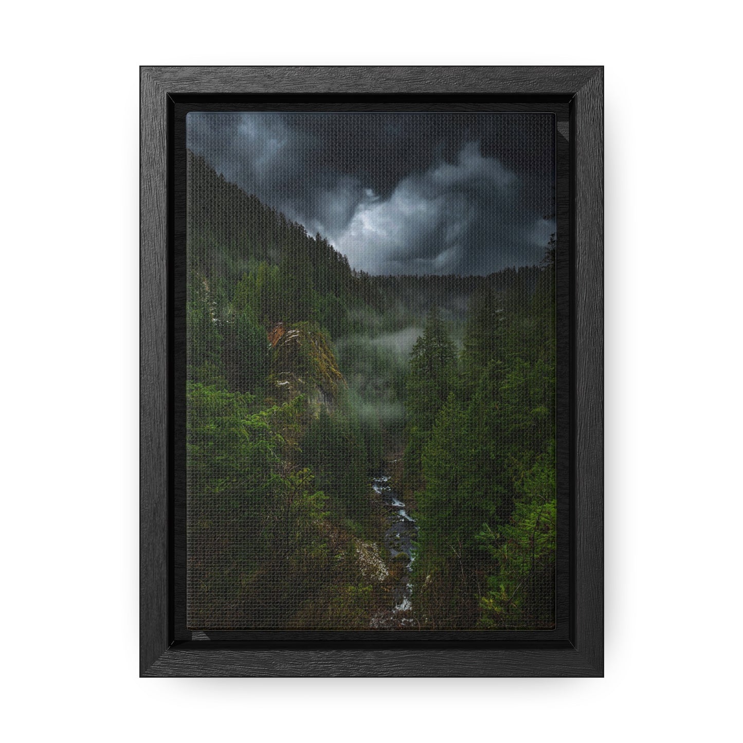 Oregon - Toketee Overlook - Gallery Canvas Wraps, Vertical Frame