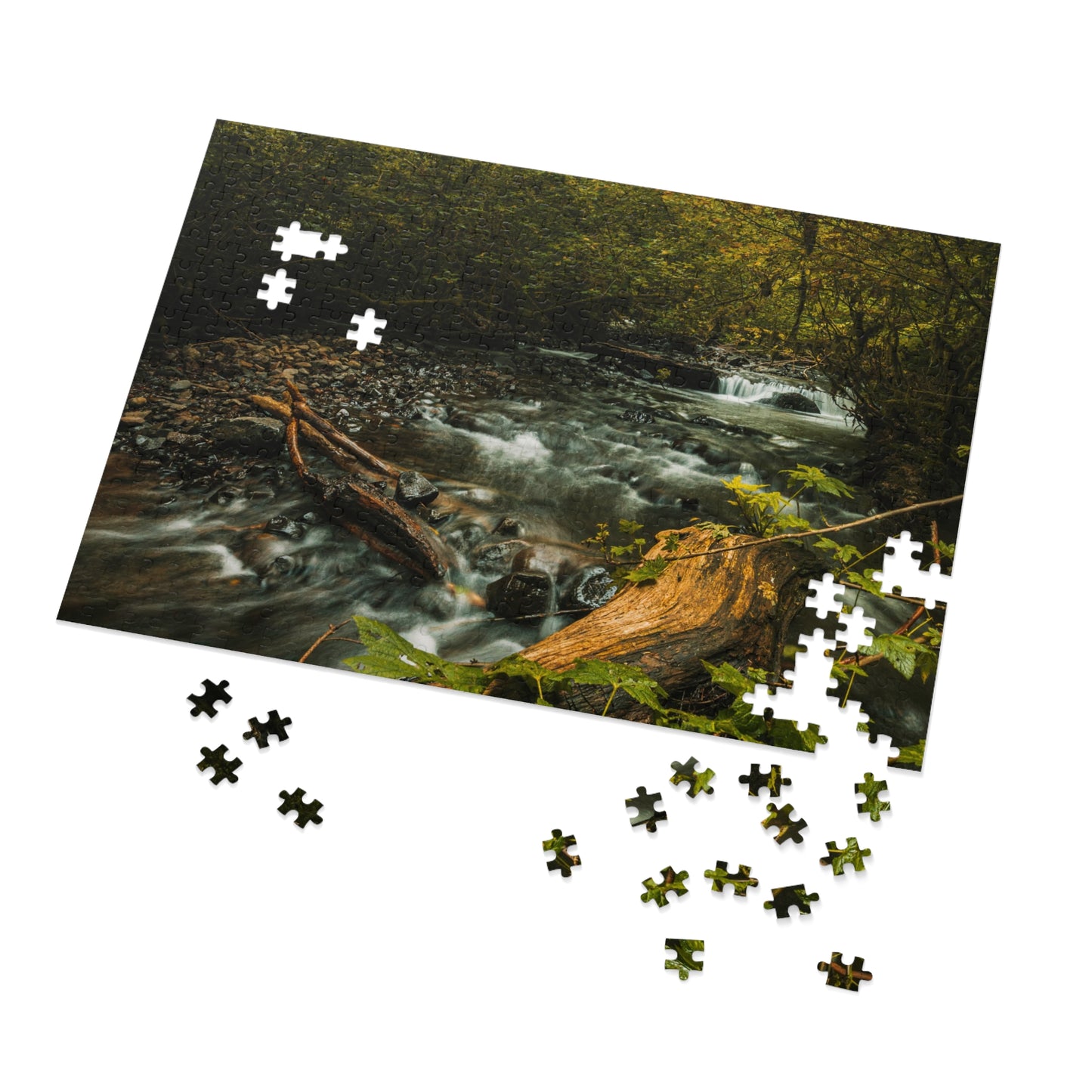 Oregon - Latourell Falls Small Creek - Jigsaw Puzzle (30, 110, 252, 500,1000-Piece)