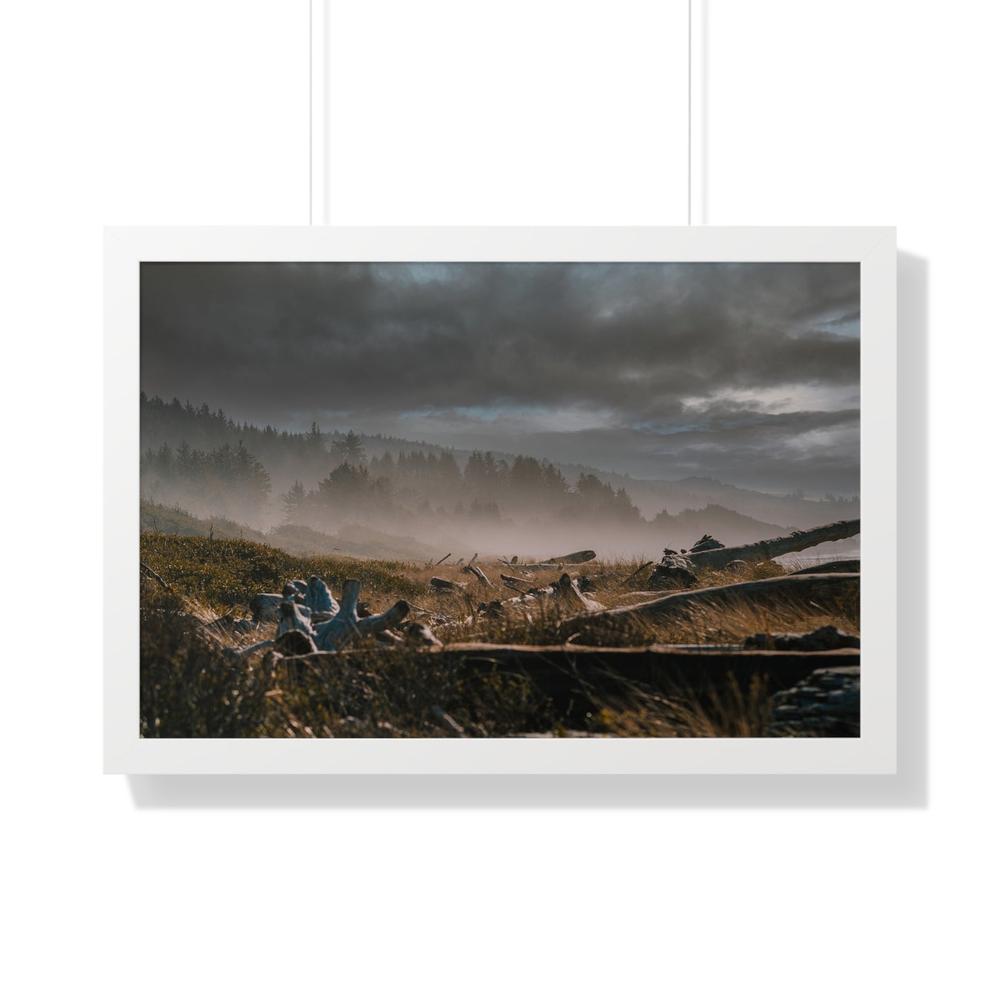 Oregon - Krissy Beach - Framed Horizontal Poster