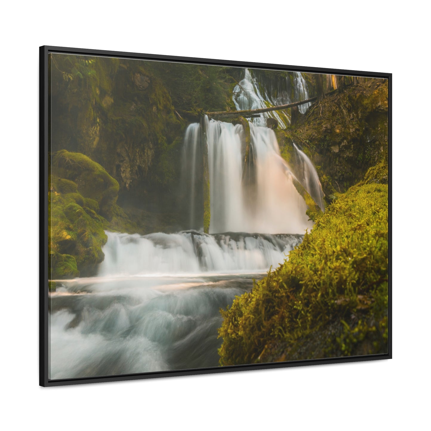 Washington - Lower Panther Creek Falls - Gallery Canvas Wrap, Horizontal Frame