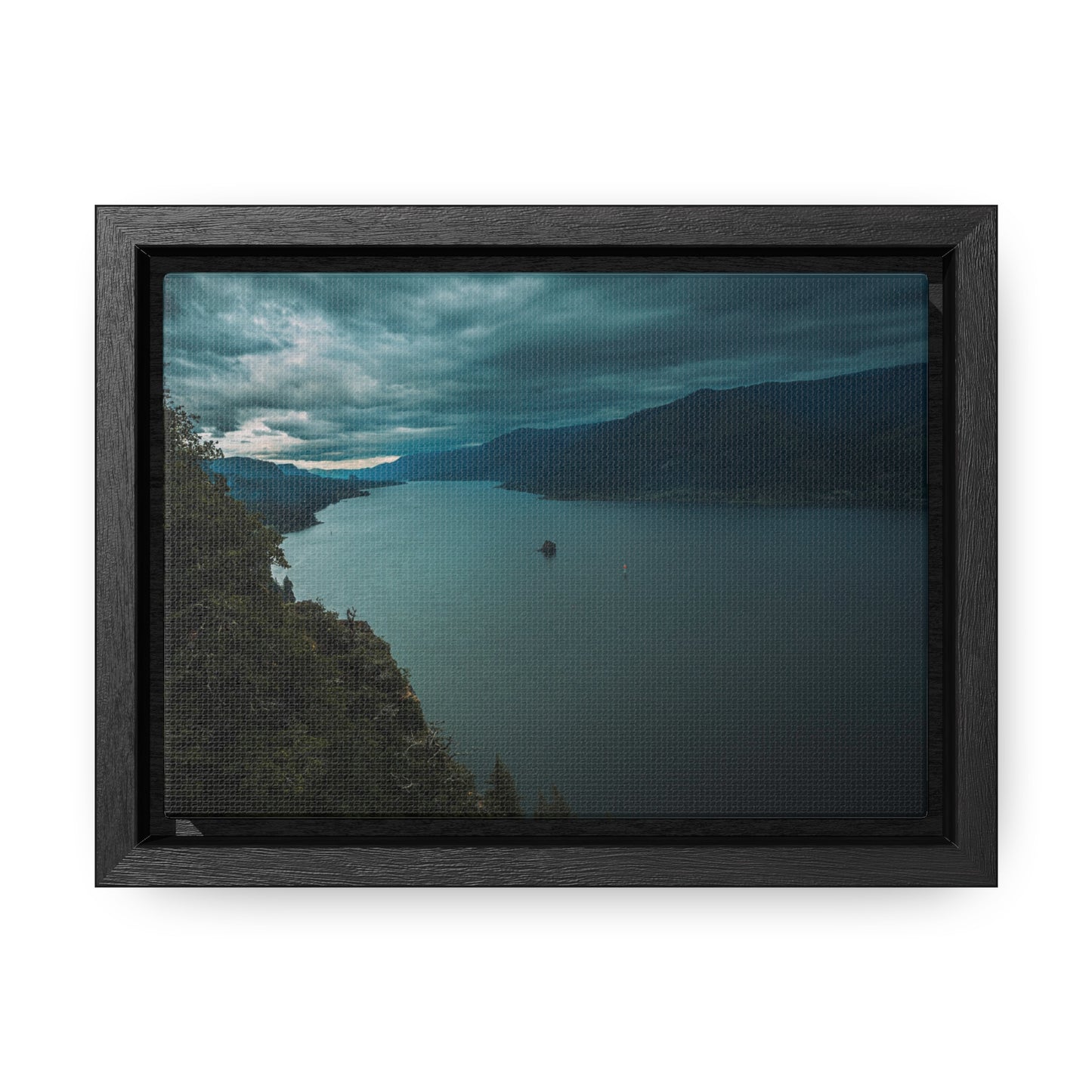 Washington - Cape Horn View Point - Gallery Canvas Wrap, Horizontal Frame