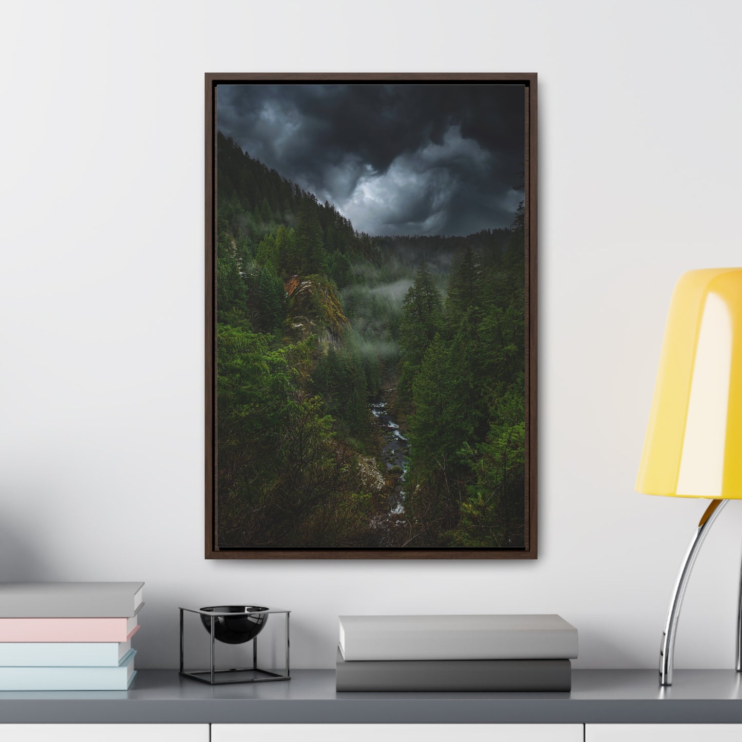 Oregon - Toketee Overlook - Gallery Canvas Wraps, Vertical Frame