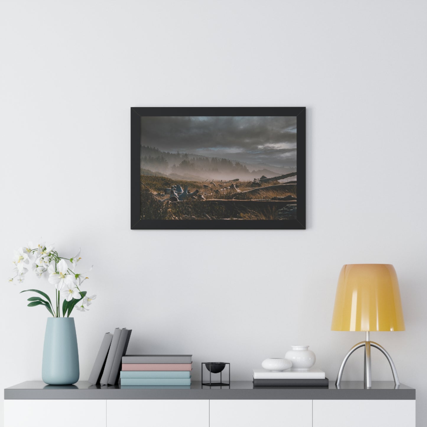 Oregon - Krissy Beach - Framed Horizontal Poster