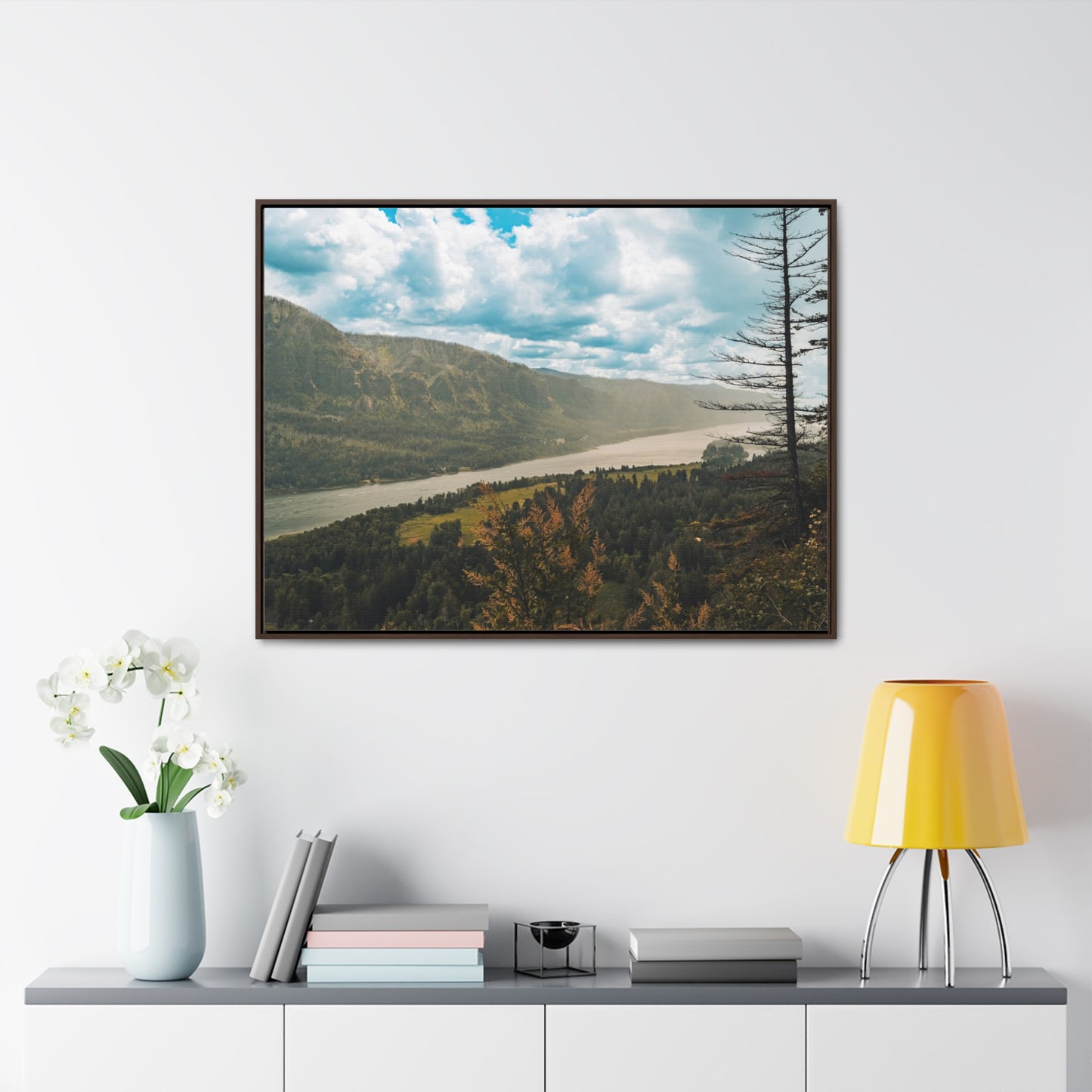 Washington - Cape Horn View Point - Gallery Canvas Wrap, Horizontal Frame