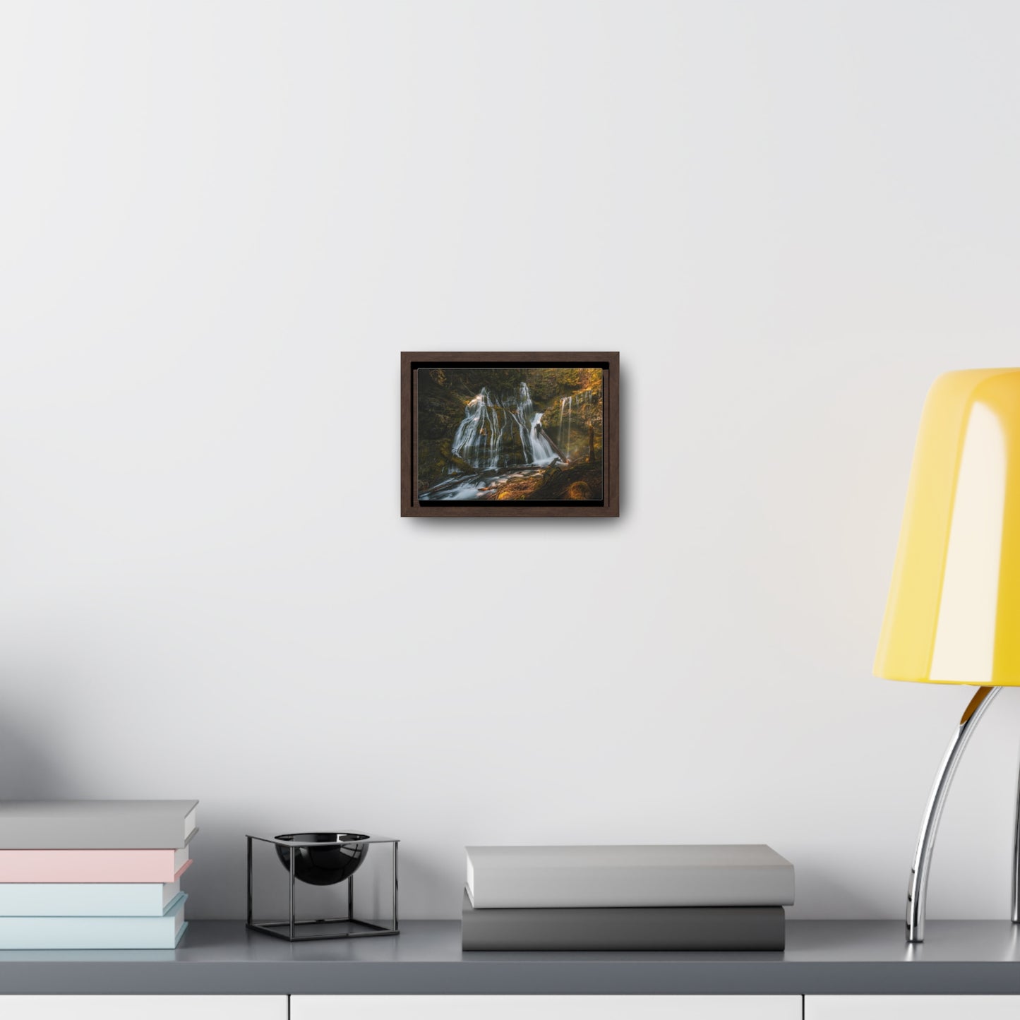 Washington - Panther Creek Falls - Gallery Canvas Wrap, Horizontal Frame
