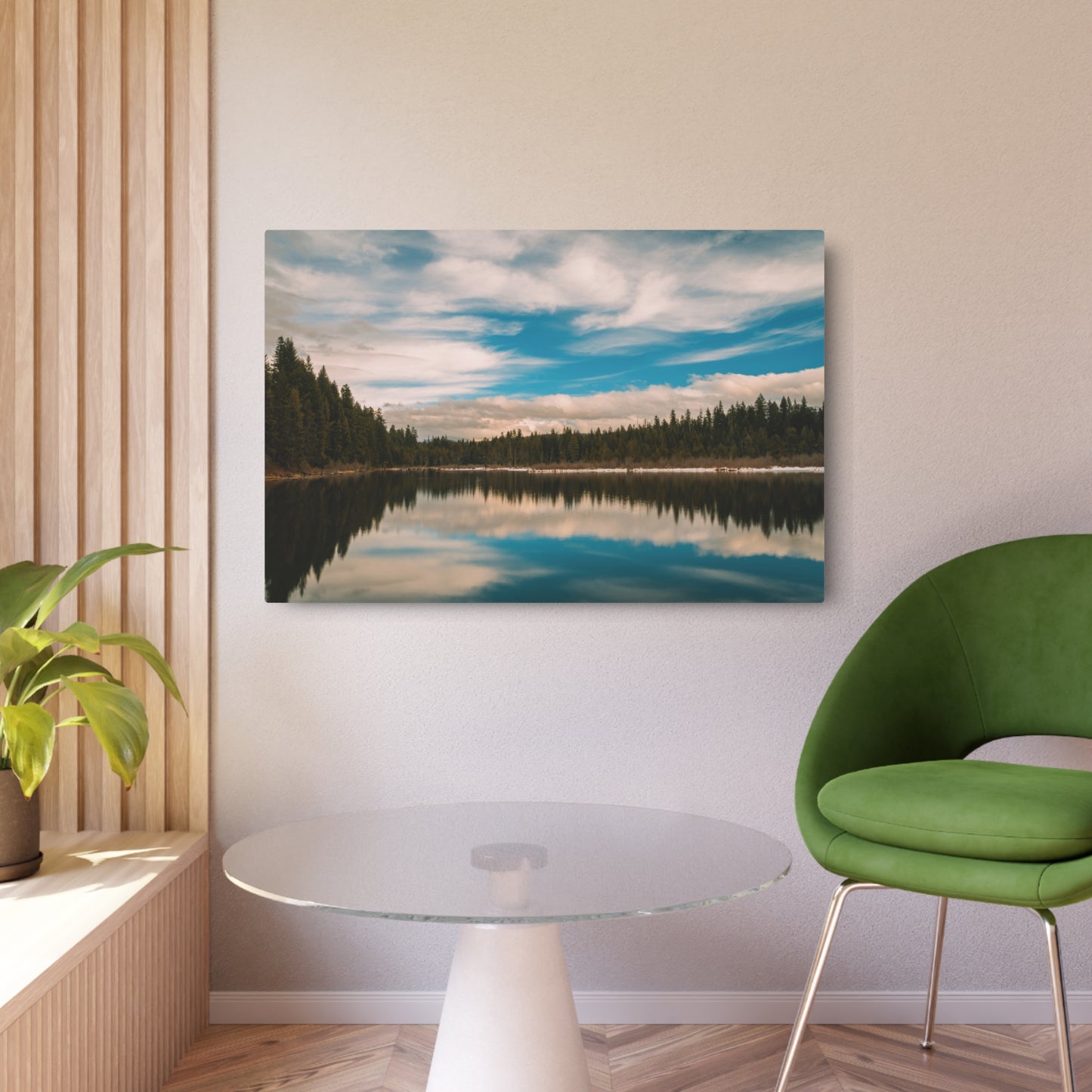 Oregon - Stump Lake - Metal Art Sign