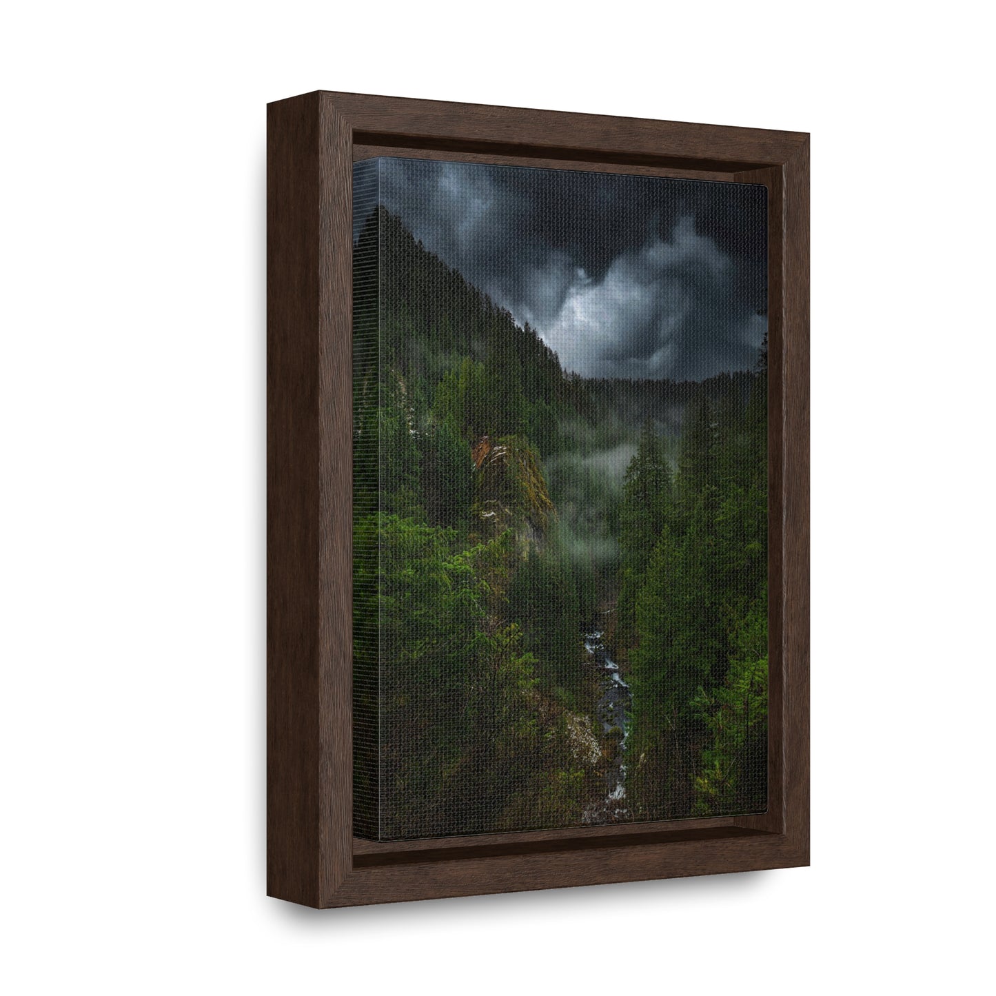 Oregon - Toketee Overlook - Gallery Canvas Wraps, Vertical Frame