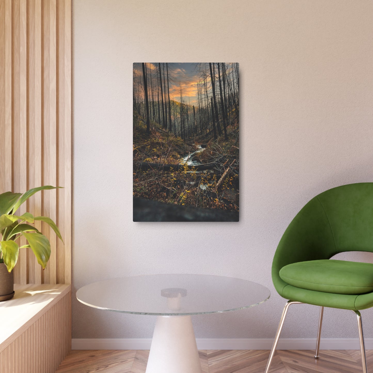 Oregon - Upper Latourell Falls - Metal Art Sign