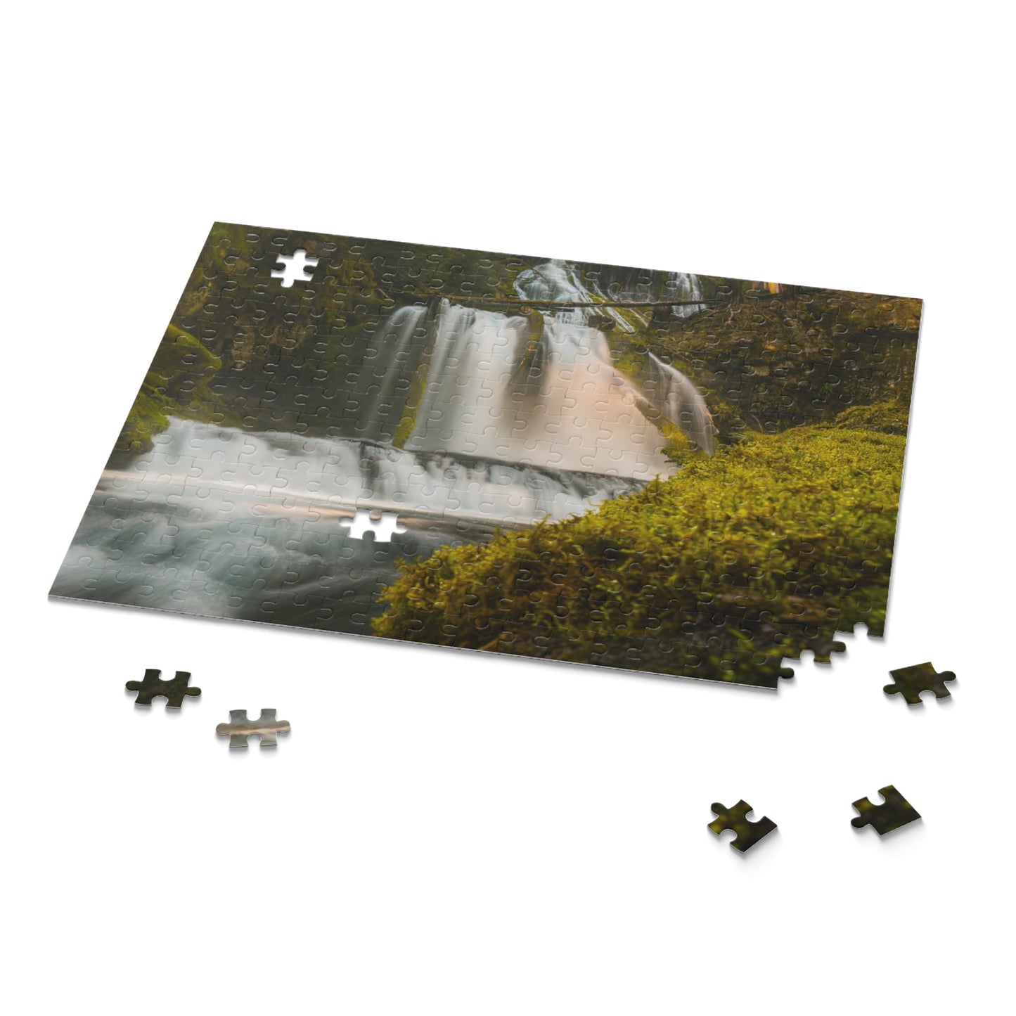Washington - Lower Panther Creek Falls - Puzzle (120, 252, 500-Piece)