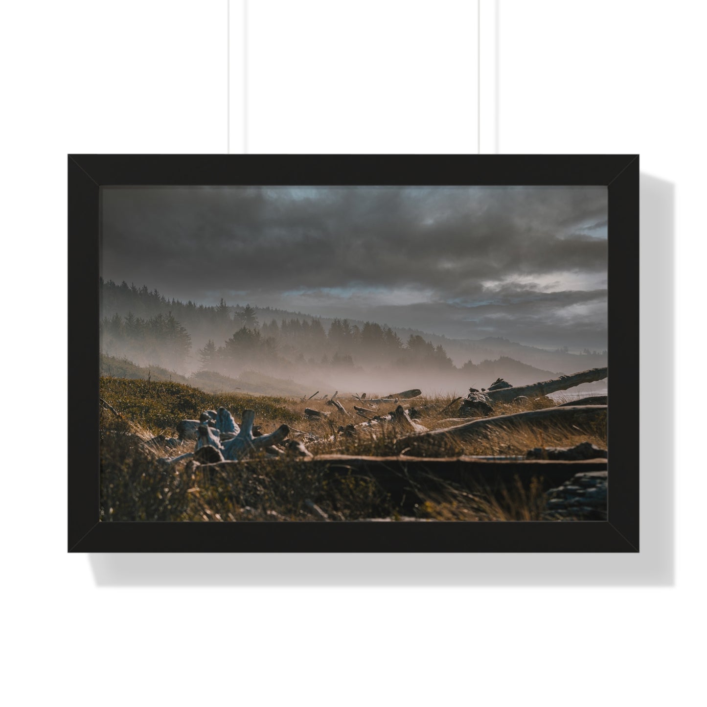 Oregon - Krissy Beach - Framed Horizontal Poster