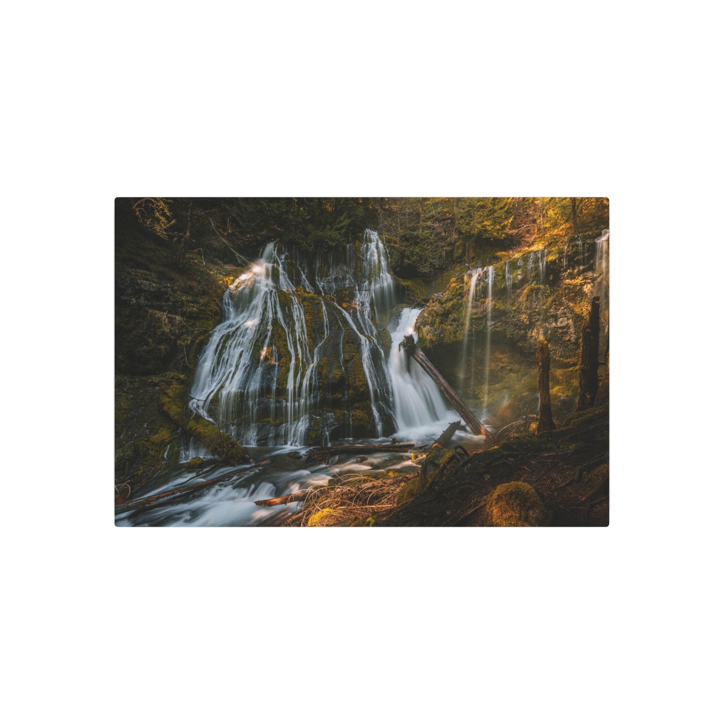 Washington - Panther Creek Falls - Metal Art Sign