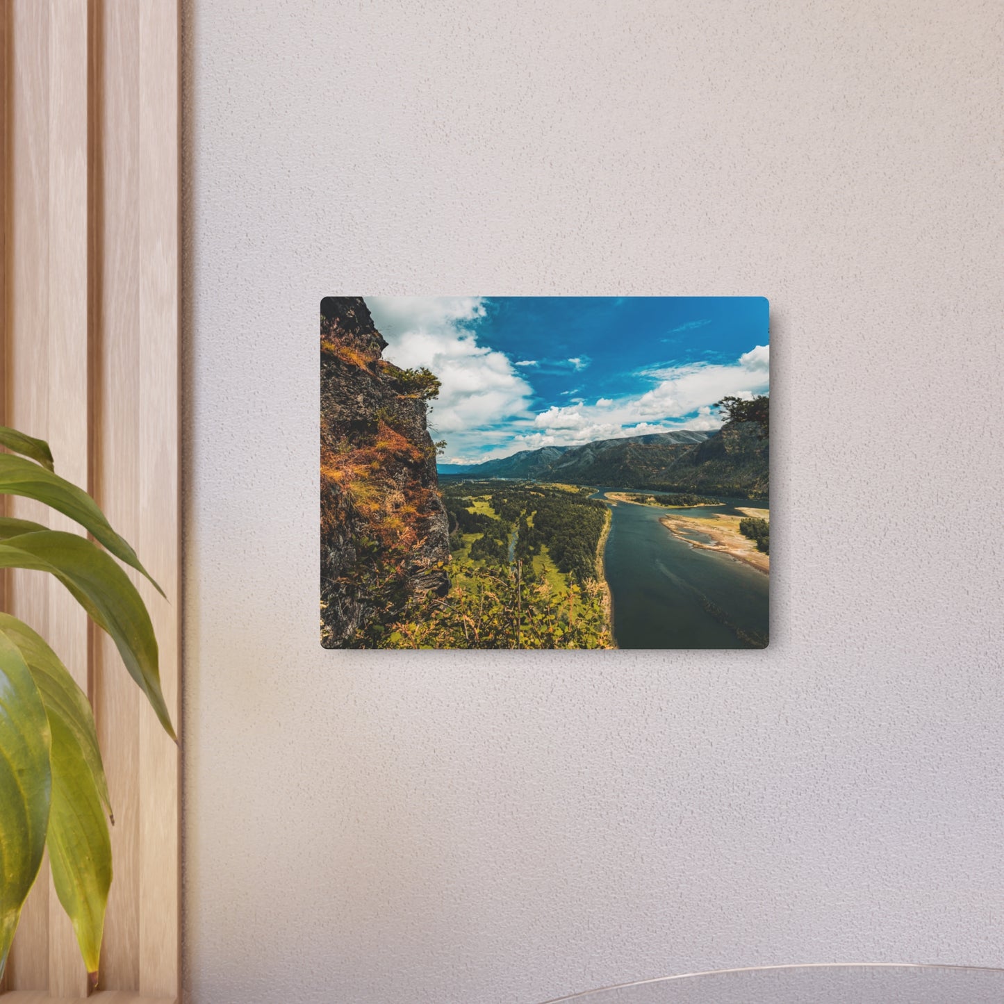 Washington - Beacon Rock - Metal Art Sign