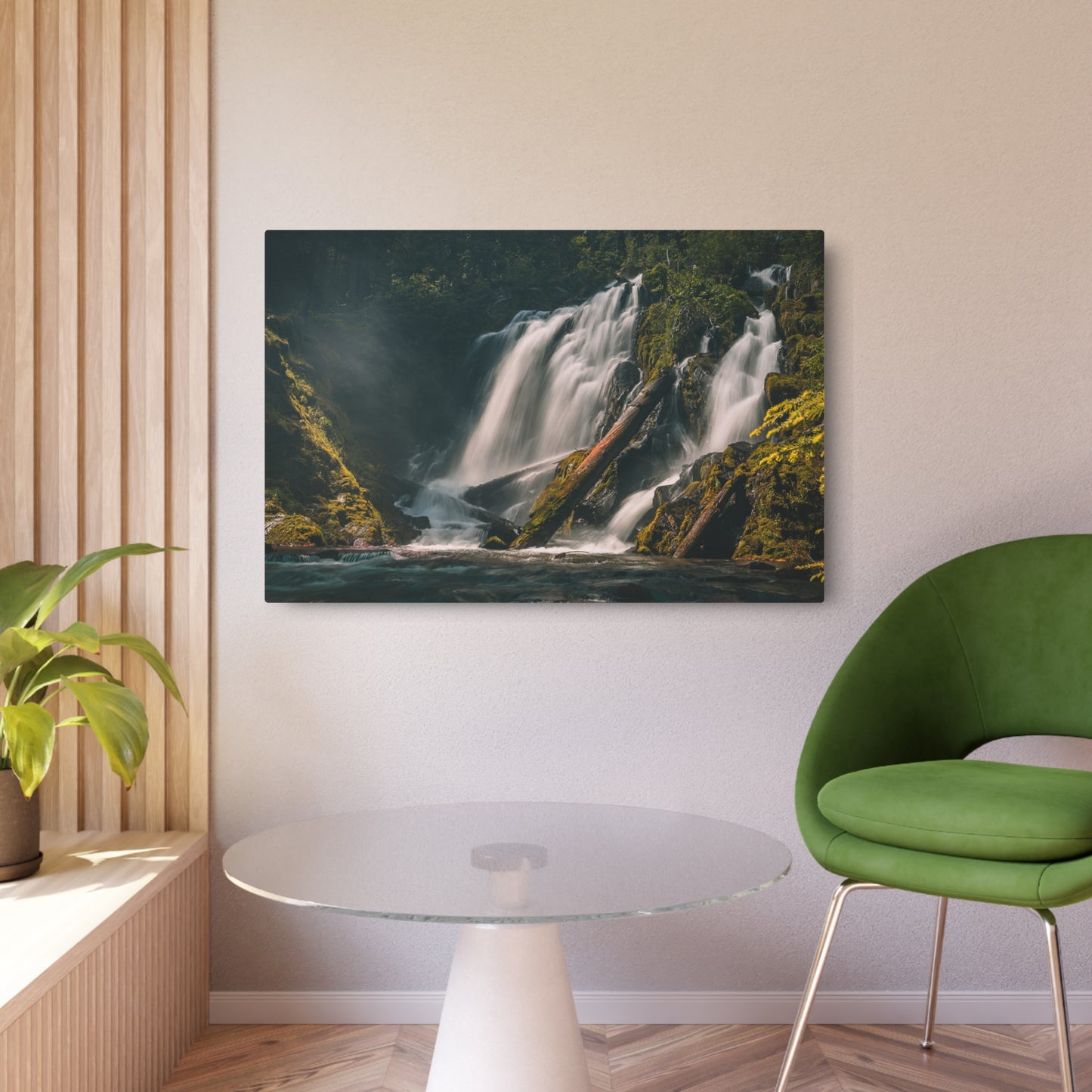 Oregon - National Creek Falls - Metal Art Sign