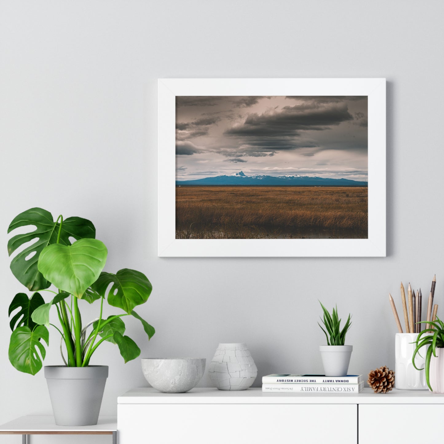 Oregon - Mt. Thielsen Wilderness - Framed Horizontal Poster