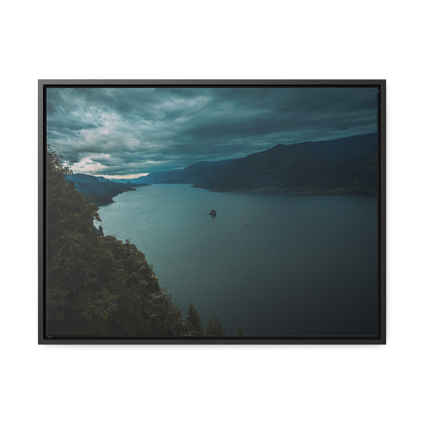 Washington - Cape Horn View Point - Gallery Canvas Wrap, Horizontal Frame
