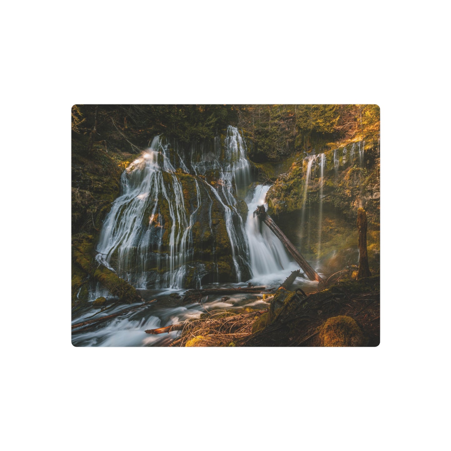 Washington - Panther Creek Falls - Metal Art Sign