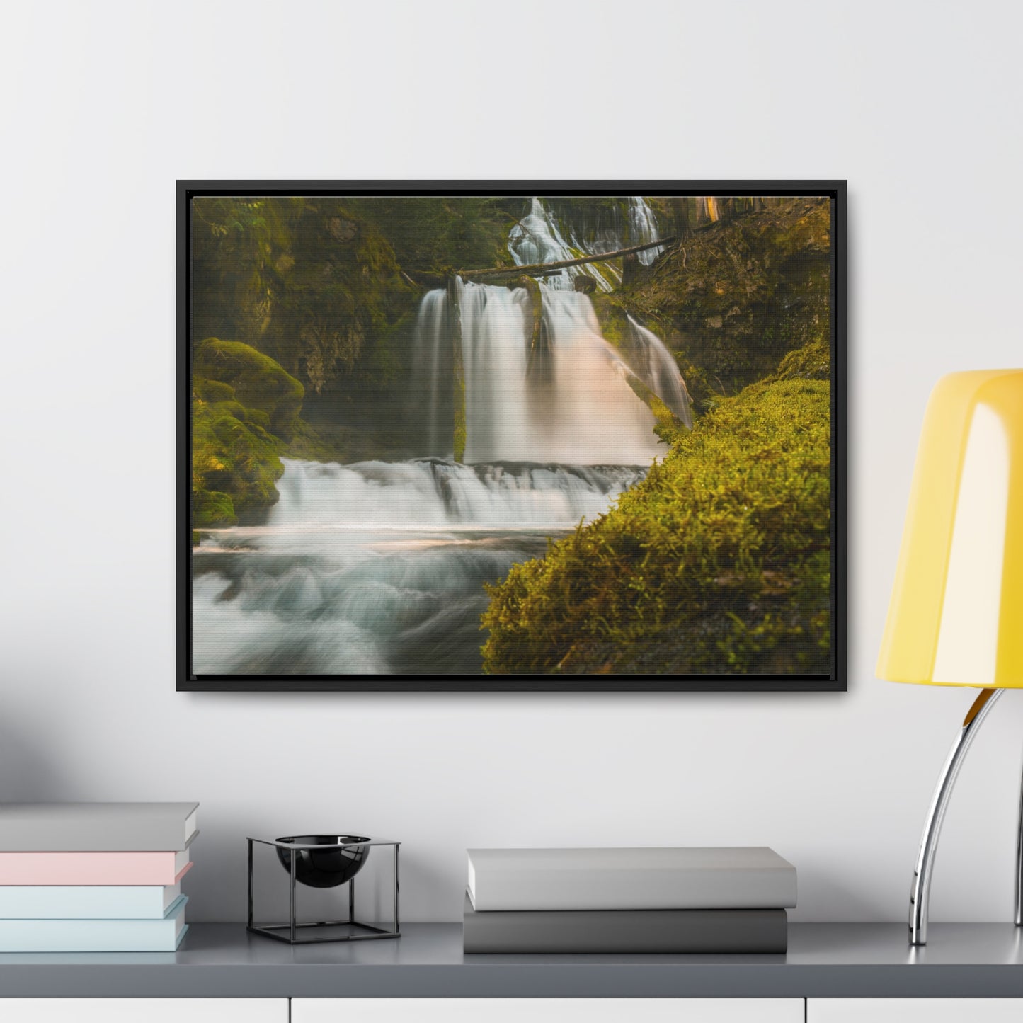 Washington - Lower Panther Creek Falls - Gallery Canvas Wrap, Horizontal Frame