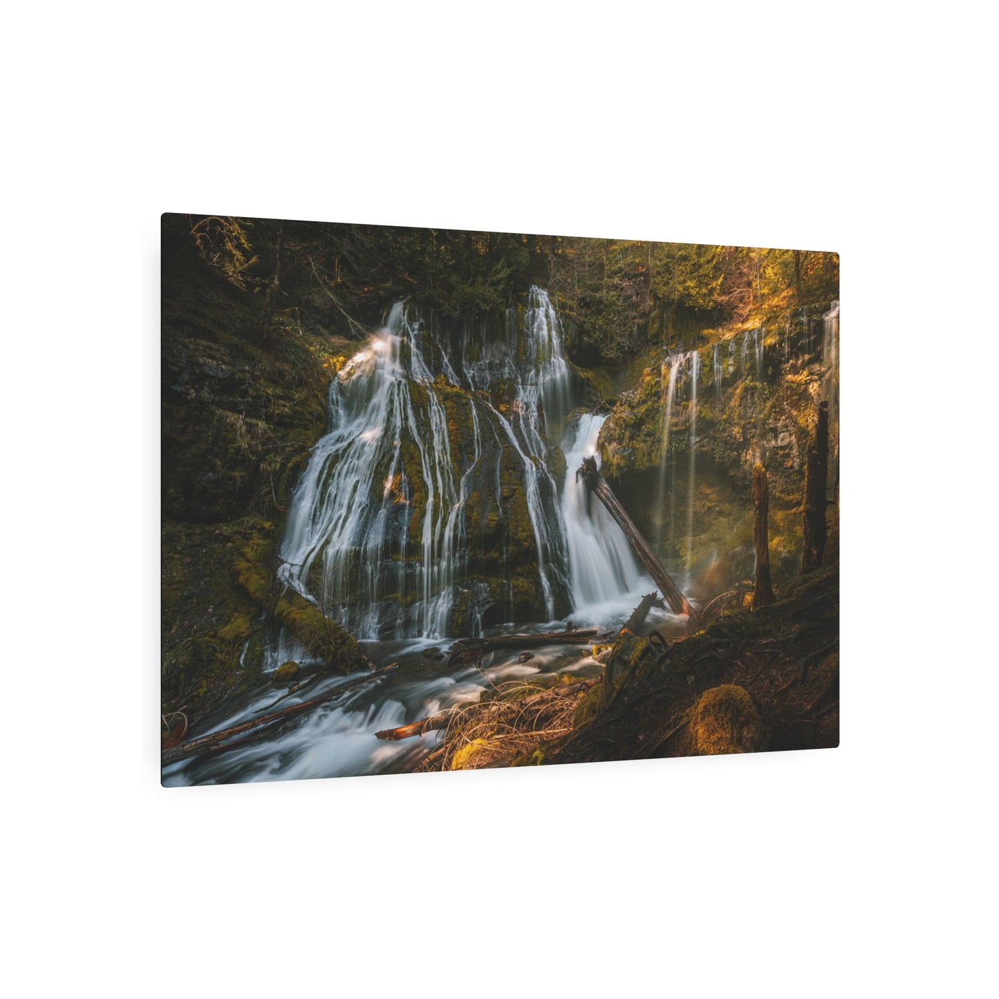Washington - Panther Creek Falls - Metal Art Sign