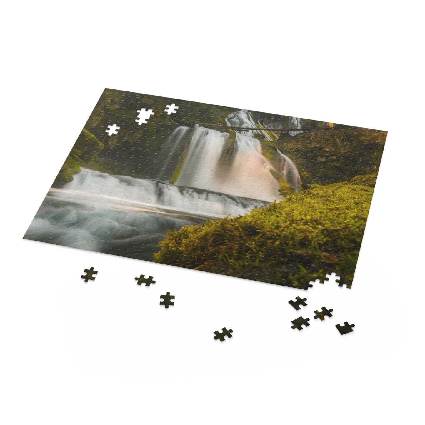 Washington - Lower Panther Creek Falls - Puzzle (120, 252, 500-Piece)