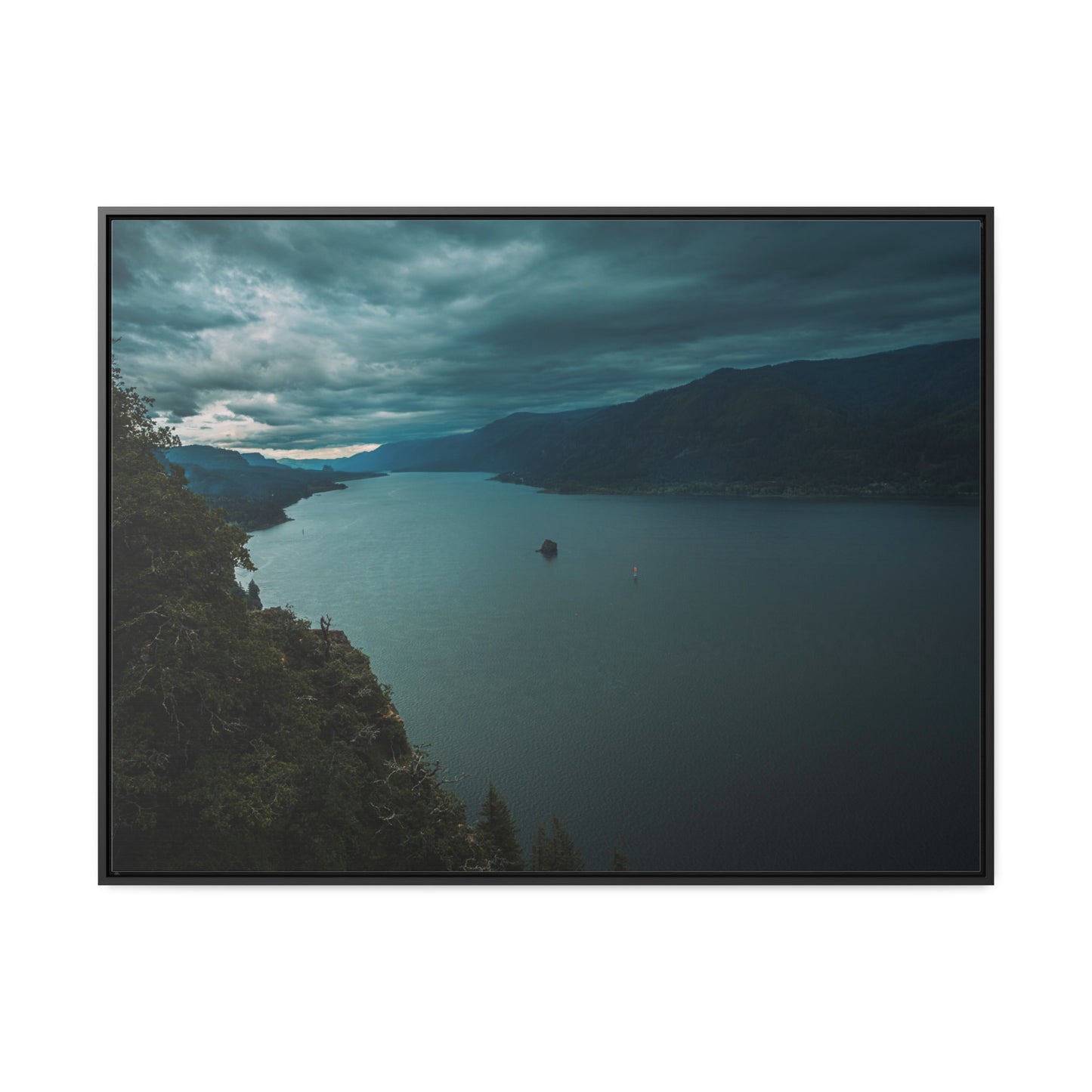 Washington - Cape Horn View Point - Gallery Canvas Wrap, Horizontal Frame