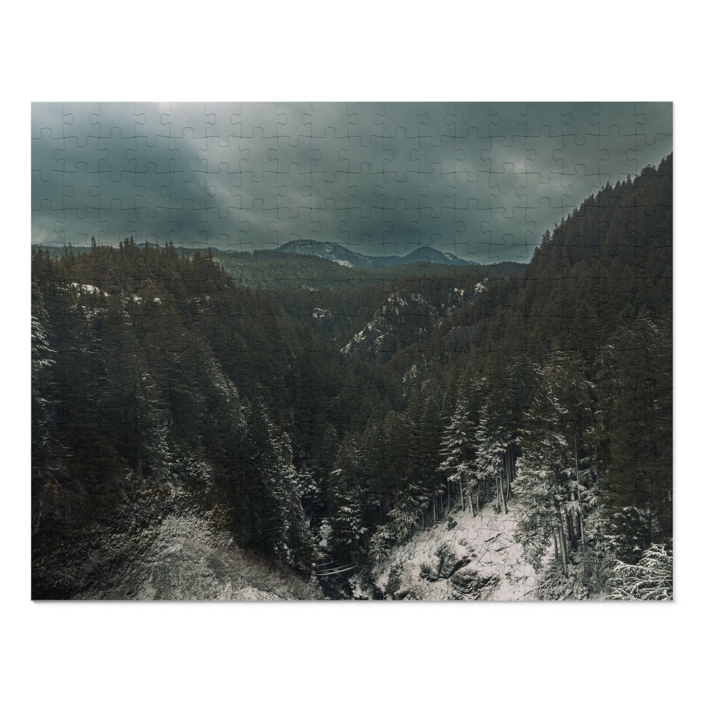 Oregon - Salt Creek Falls View Point - Jigsaw Puzzle (30, 110, 252, 500,1000-Piece)