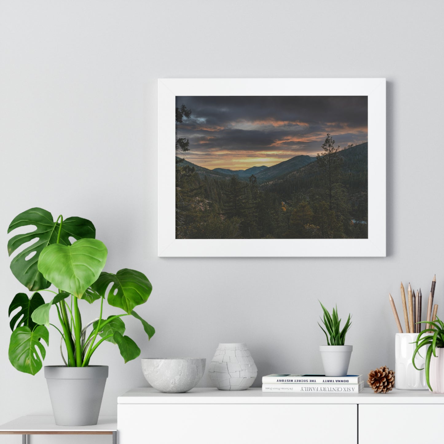 Oregon - Illinois River - Framed Horizontal Poster