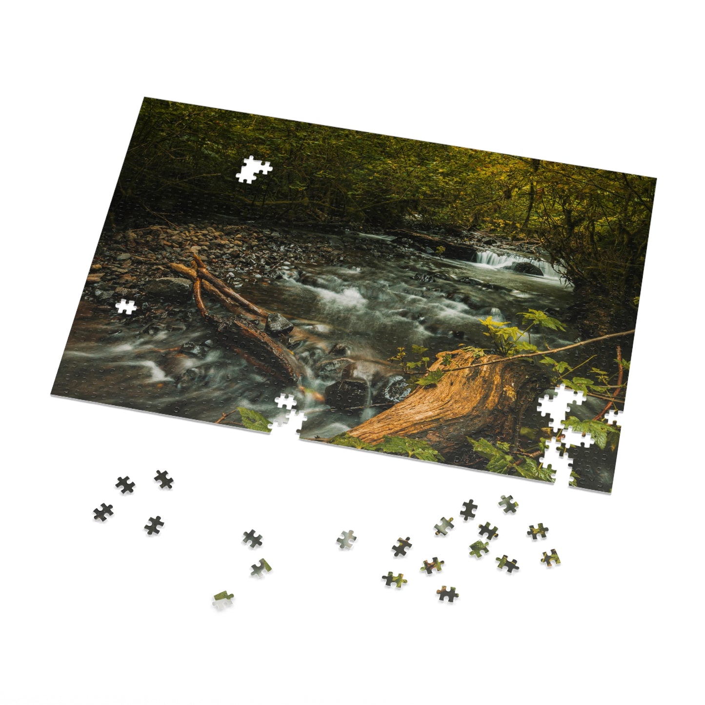 Oregon - Latourell Falls Small Creek - Jigsaw Puzzle (30, 110, 252, 500,1000-Piece)