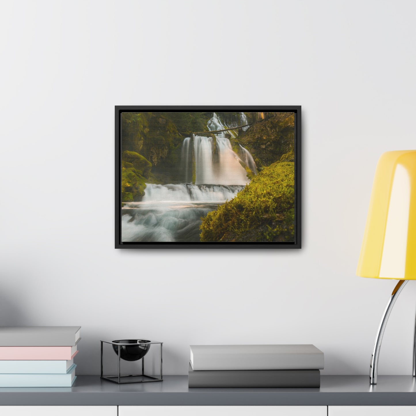 Washington - Lower Panther Creek Falls - Gallery Canvas Wrap, Horizontal Frame