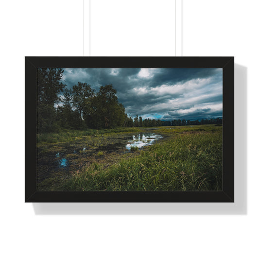 Washington - Steigerwald Lake National Wildlife Refuge - Framed Horizontal Poster