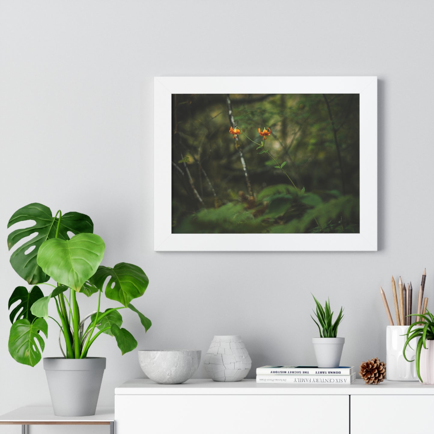 Oregon Tiger Lily - Framed Horizontal Poster