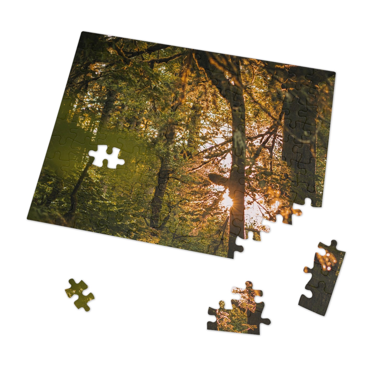 Oregon - Latourell Falls Sunset - Jigsaw Puzzle (30, 110, 252, 500,1000-Piece)