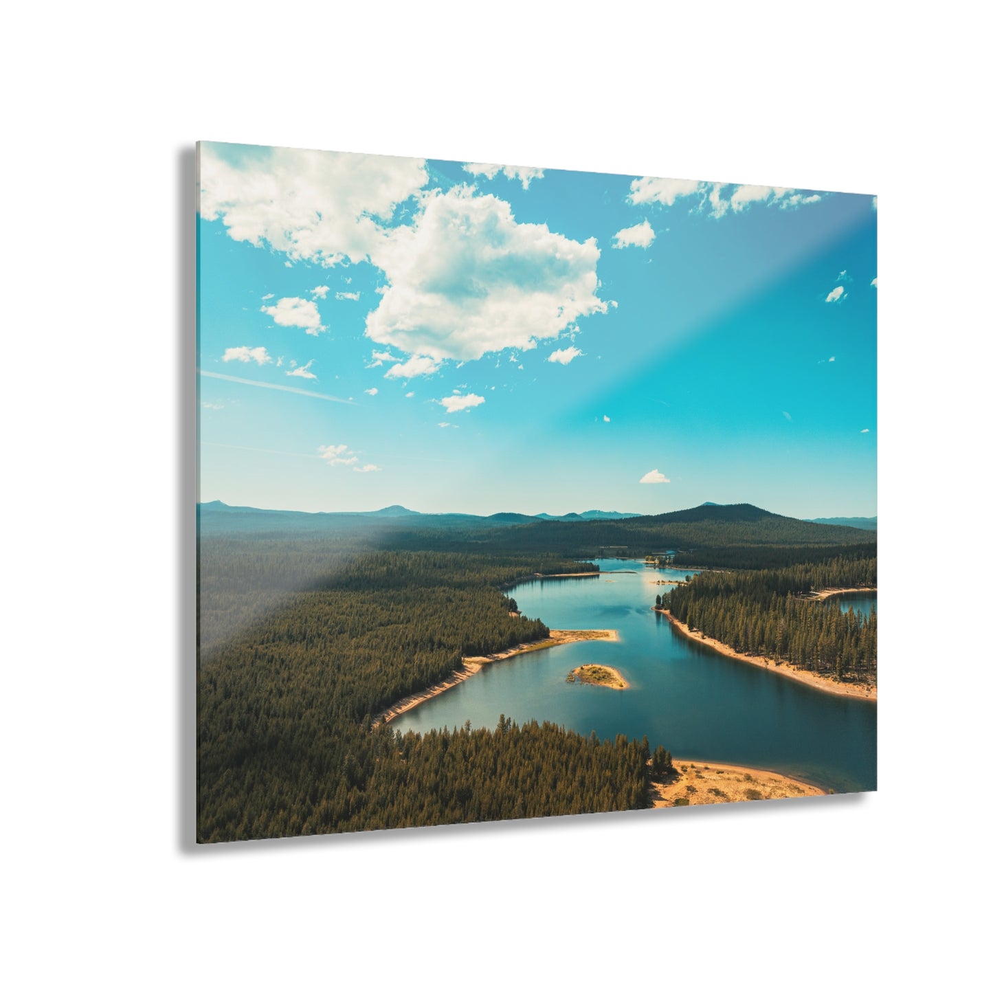 Oregon - Wickiup Reservoir - Acrylic Wall Art Print