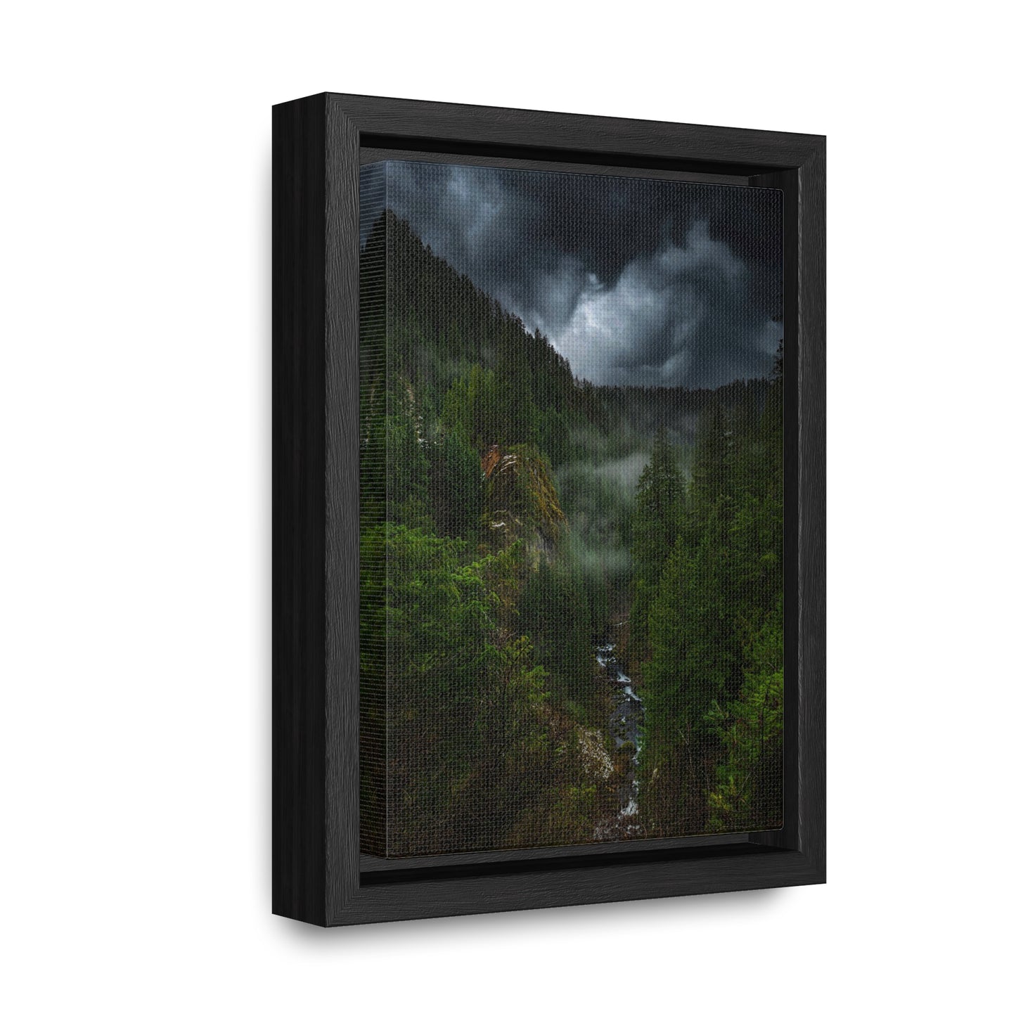Oregon - Toketee Overlook - Gallery Canvas Wraps, Vertical Frame