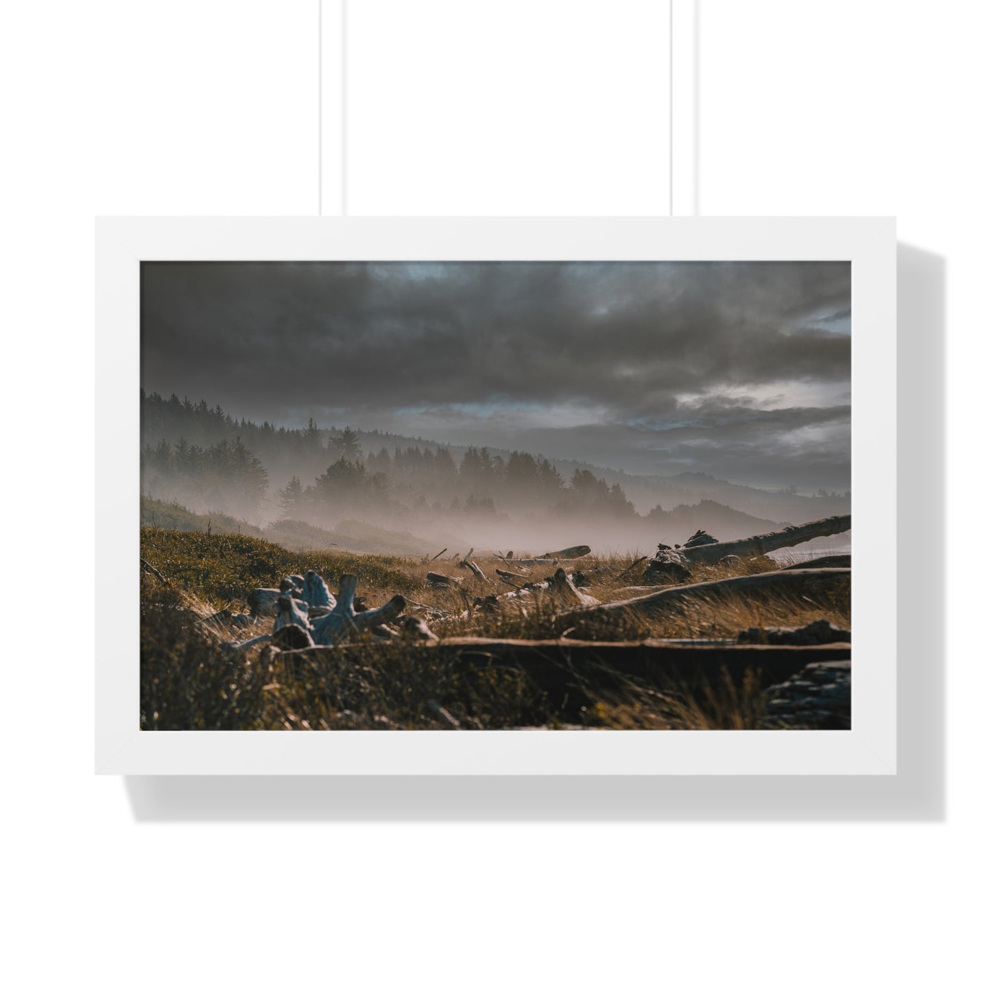 Oregon - Krissy Beach - Framed Horizontal Poster