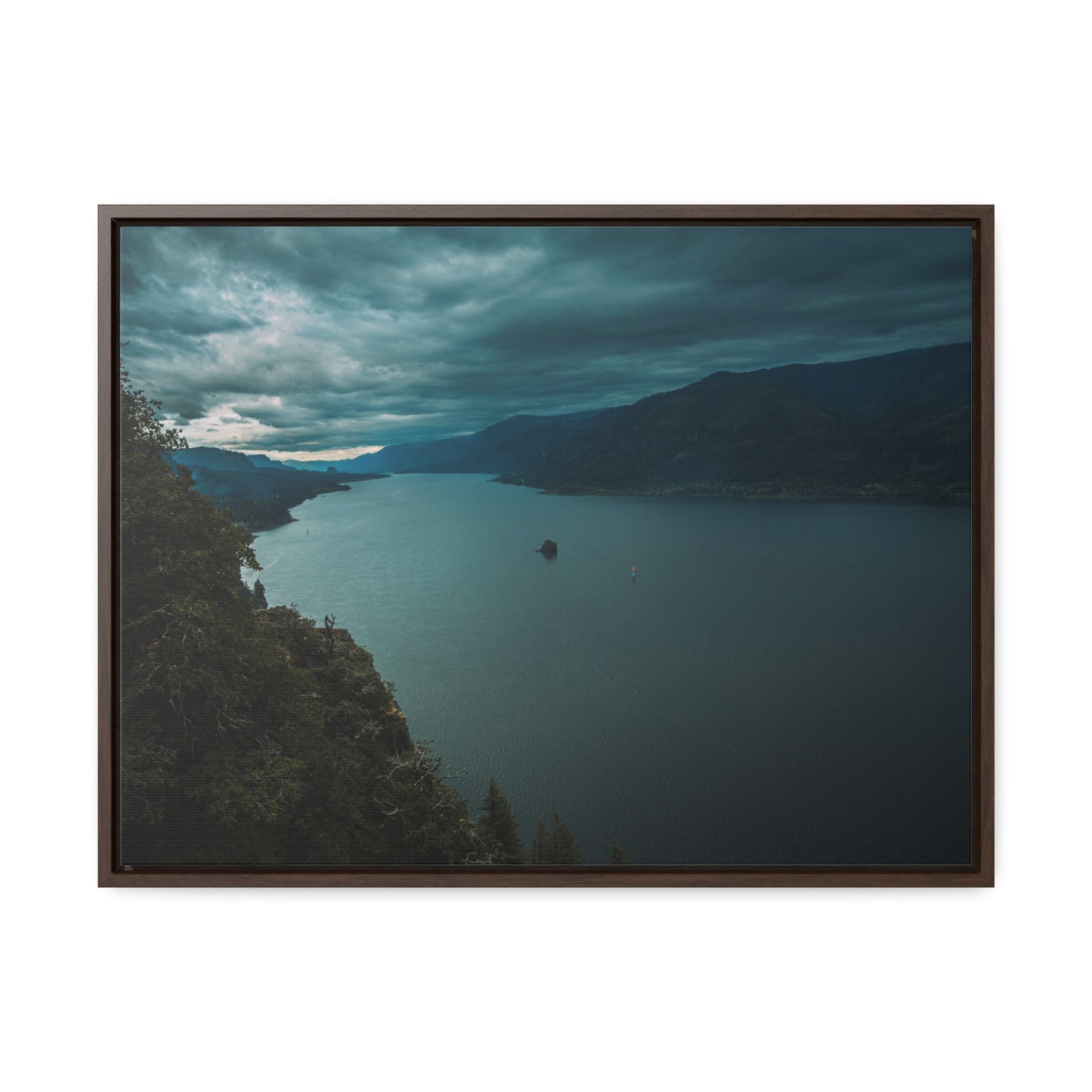 Washington - Cape Horn View Point - Gallery Canvas Wrap, Horizontal Frame