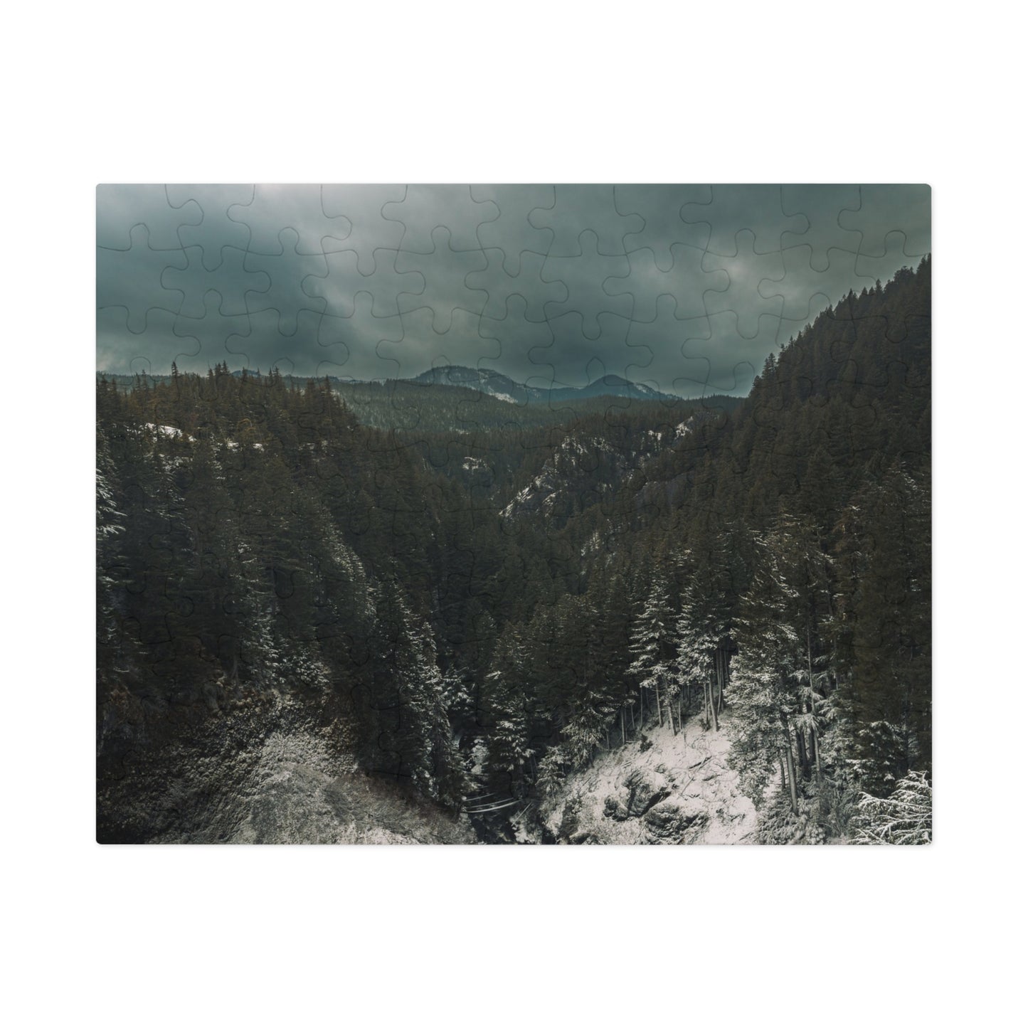 Oregon - Salt Creek Falls View Point - Jigsaw Puzzle (30, 110, 252, 500,1000-Piece)