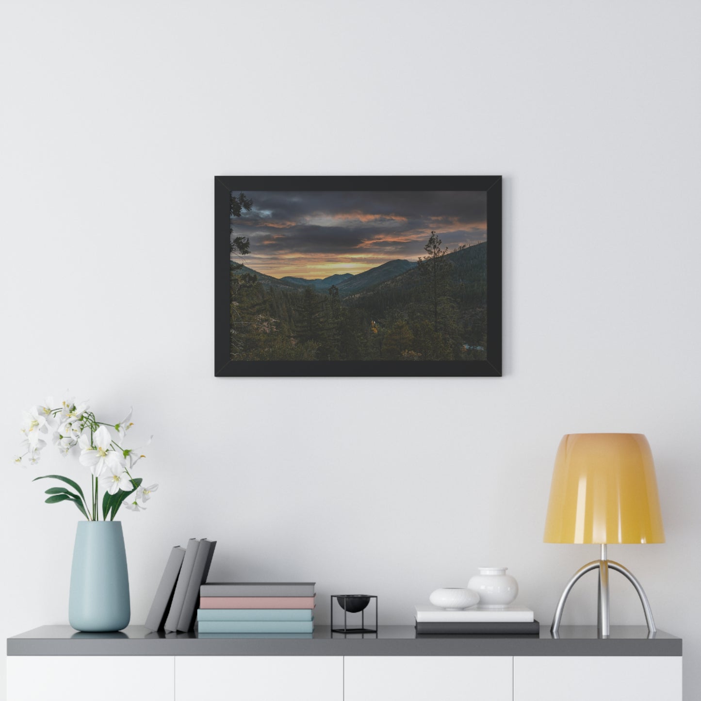 Oregon - Illinois River - Framed Horizontal Poster