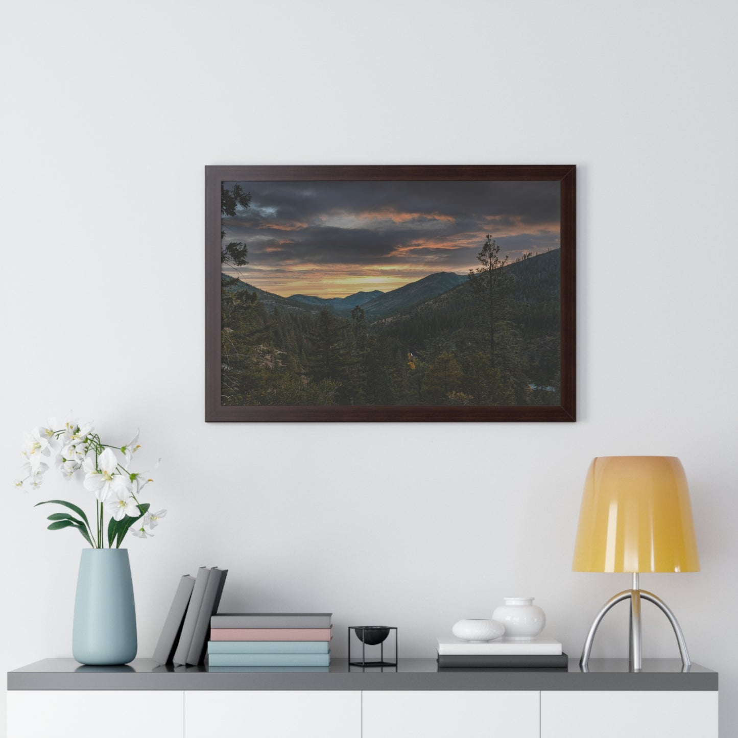 Oregon - Illinois River - Framed Horizontal Poster