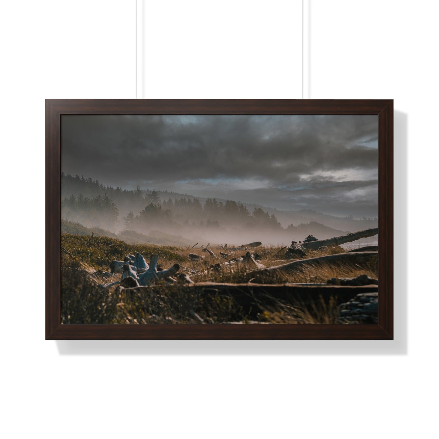 Oregon - Krissy Beach - Framed Horizontal Poster