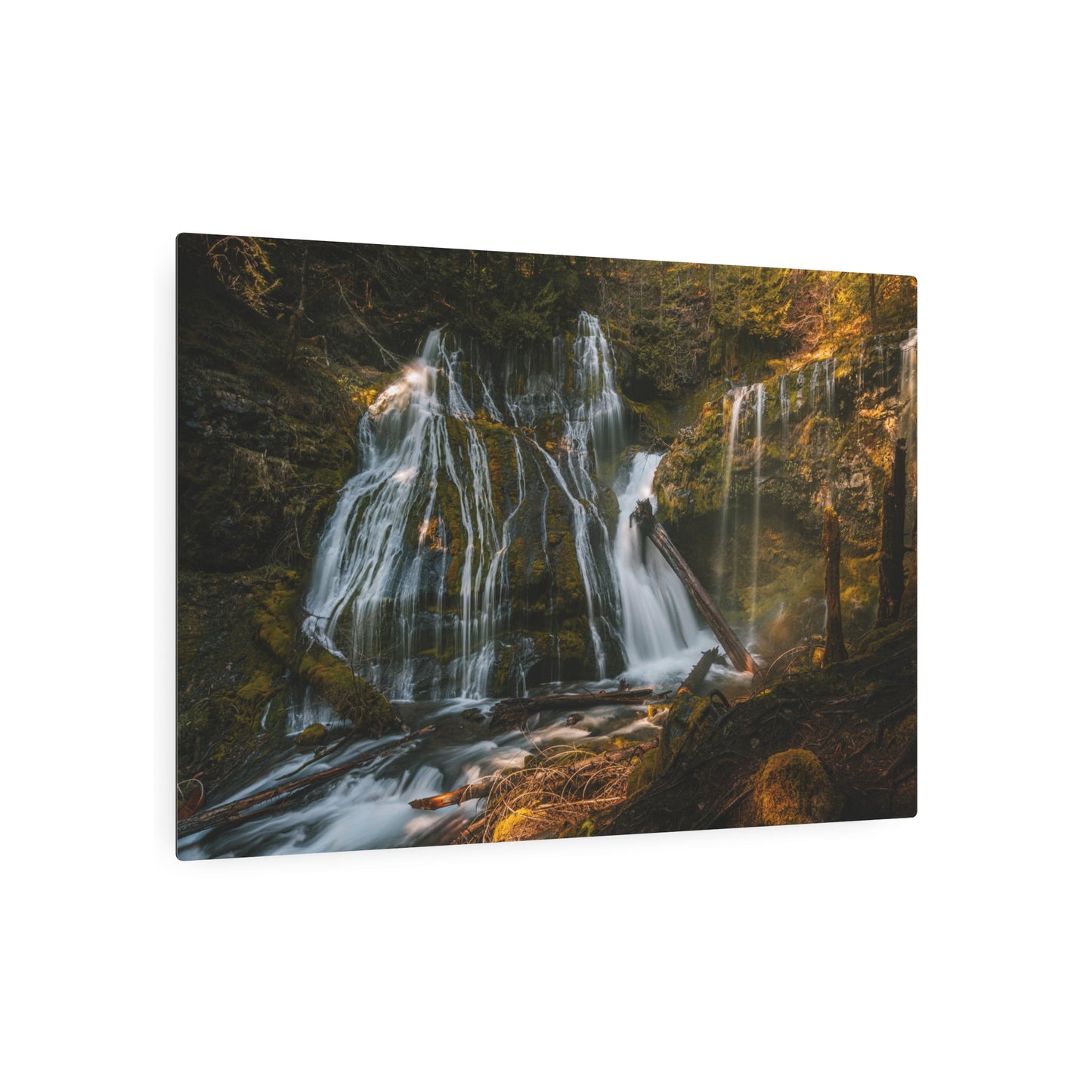 Washington - Panther Creek Falls - Metal Art Sign