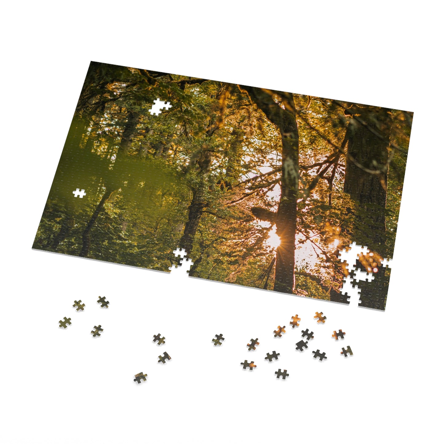 Oregon - Latourell Falls Sunset - Jigsaw Puzzle (30, 110, 252, 500,1000-Piece)